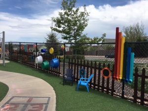 Renovated playgrounds at Young Scholars Academy