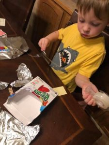 child enjoying crafts 